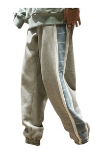 Autumn and winter sports pants men's trend casual large trousers corset pants Korean loose Plush men's fashion brand Wei pants  SKSP020 back view